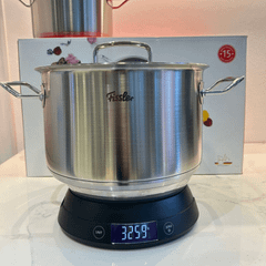 Bộ nồi Fissler Profi 5 món vung kính kèm chảo 2 quai 28cm made in Germany