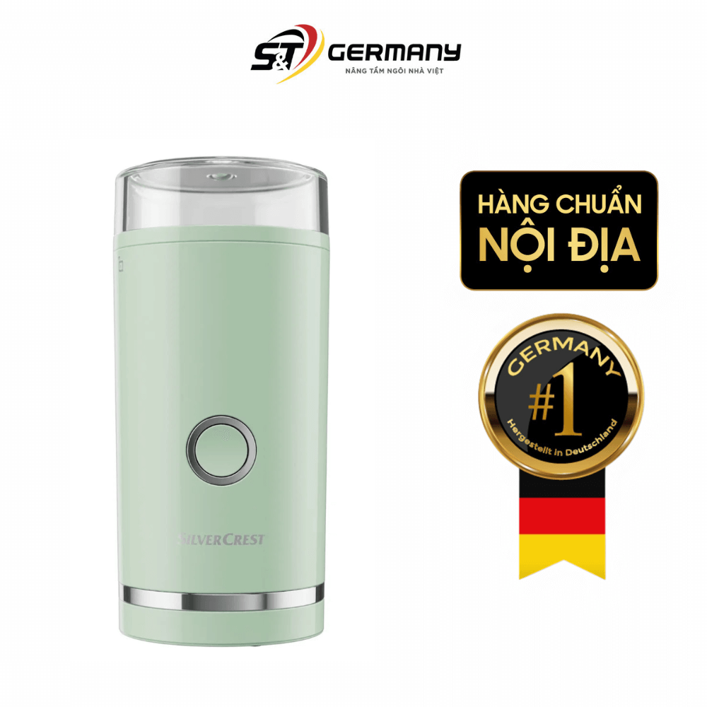 Máy xay hạt cà phê cầm tay SILVERCREST SKMS màu xanh ngọc