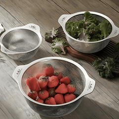 Set rổ kèm âu inox CUISINART 20cm