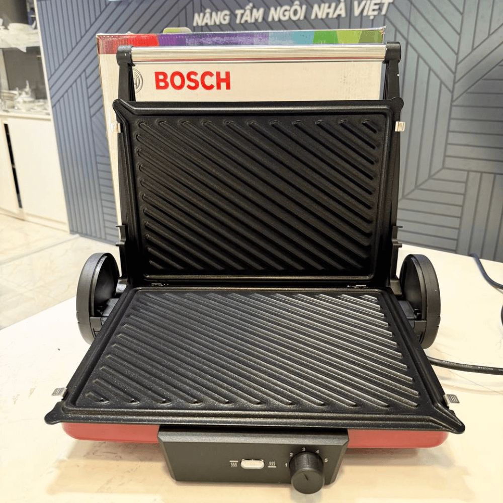 Máy nướng đa năng 2in1 BOSCH TCG4104 màu đỏ