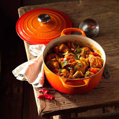 Nồi gang Le Creuset 24cm màu cam orange