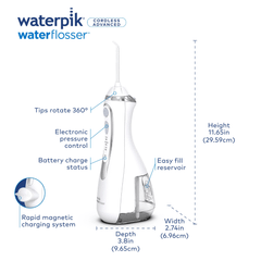 Tăm nước không dây Waterpik Advanced 2.0