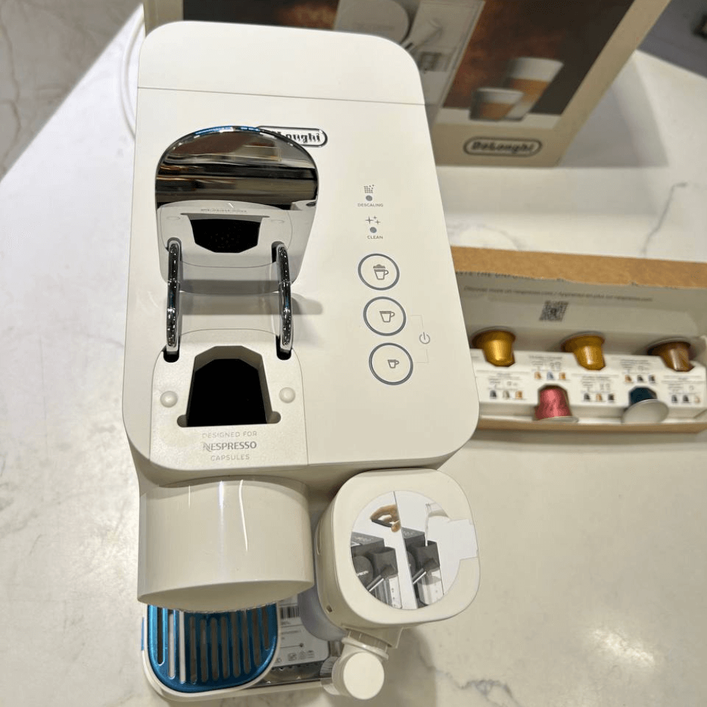 Máy pha cà phê viên nén Nespresso De'Longhi EN510.W màu trắng
