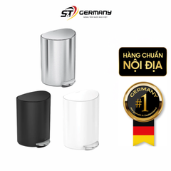 Thùng rác bán nguyệt Simplehuman 6L nắp phẳng nội địa Đức