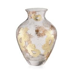 Lọ hoa Pashmina Clear Gold 30.5cm IVV