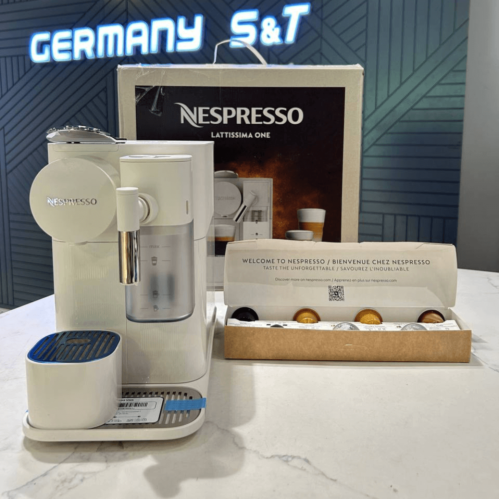 Máy pha cà phê viên nén Nespresso De'Longhi EN510.W màu trắng