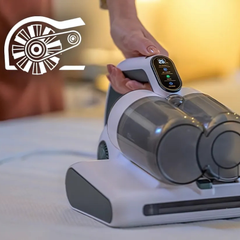 Máy hút bụi khử khuẩn chăn đệm Hoover 4in1 HMC510UV màu trắng