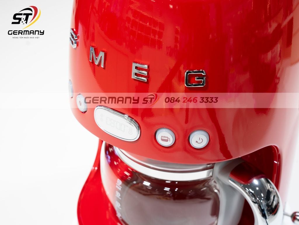 Máy pha cà phê SMEG DCF02RDEU màu đỏ