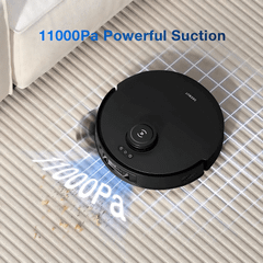 Robot hút bụi lau nhà Ecovas Deebot T30s pro màu đen