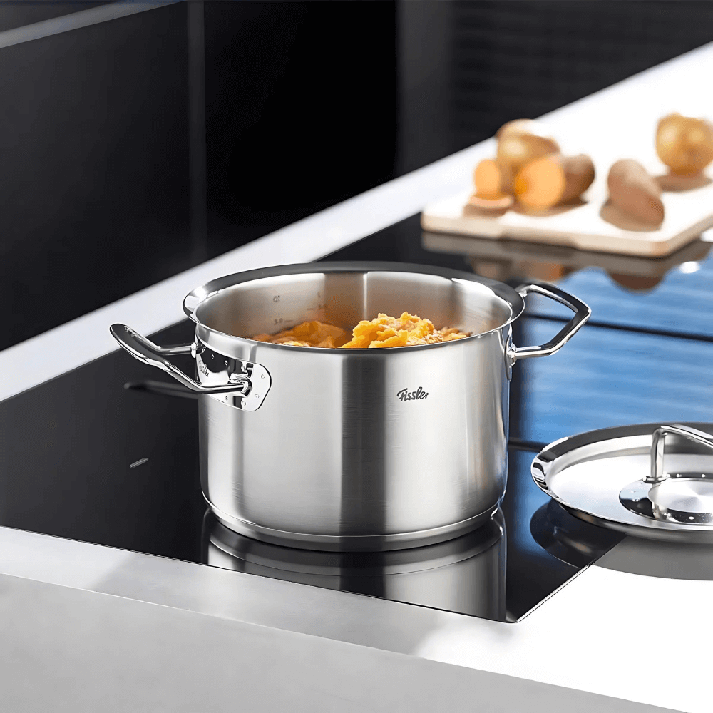 Bộ nồi Fissler Profi set 4 món kèm quánh vung inox made in Germany