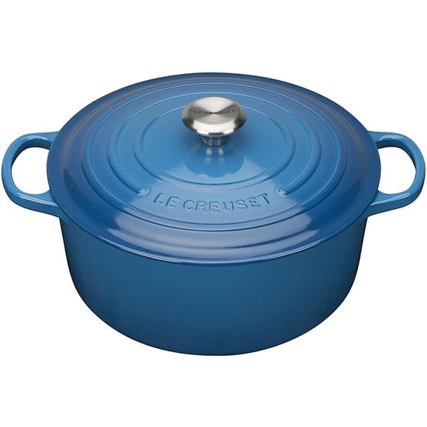 Nồi gang Le Creuset 22cm màu xanh marseille
