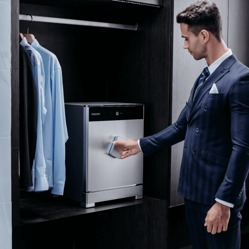 Két sắt Philips SBX701-6B0 105 Kg màu xám