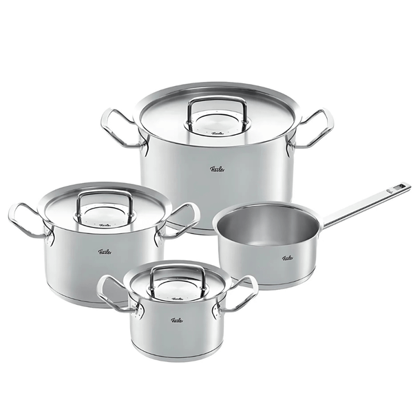 Bộ nồi Fissler Profi set 4 món kèm quánh vung inox made in Germany