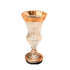 Lọ hoa cúp pha lê khảm vàng Arcade 35,5cm