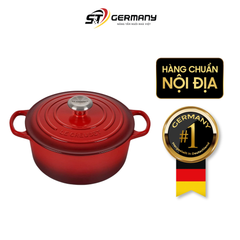 Nồi gang Le Creuset 24cm màu đỏ cherry