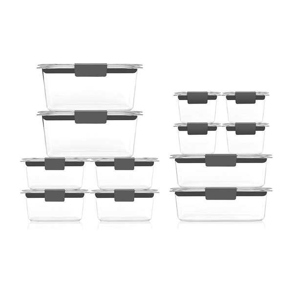 Sét hộp Tritan Rubbermaid Brilliance 24 món - Made in USA
