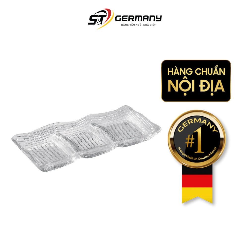 Khay chữ nhật 3 ngăn 33x14 All In One IVV