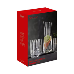 Set 1 bình và 4 ly rượu Spiegelau 445196 LifeStyle Refresh