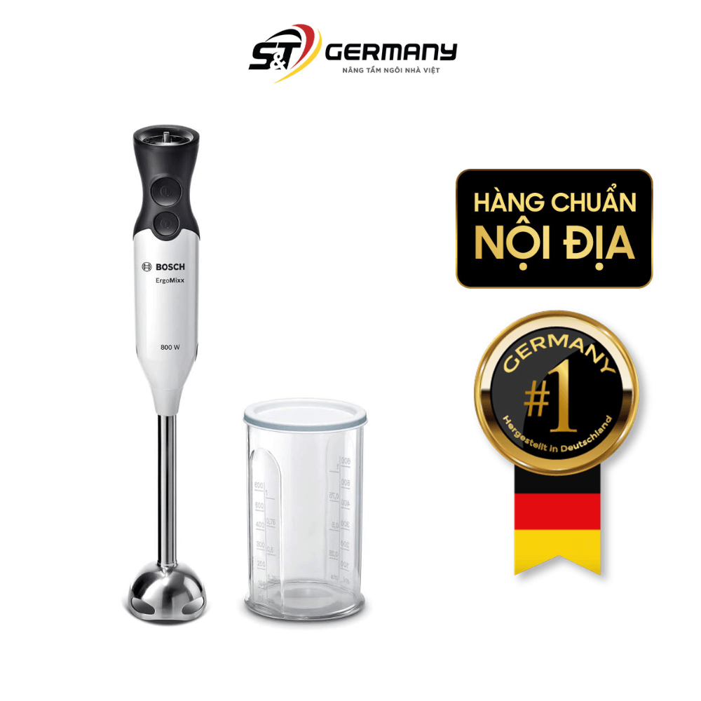 Máy xay cầm tay BOSCH MS61A4110 màu trắng