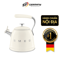 Ấm đun từ thổi sáo SMEG CKLW2001CR màu kem