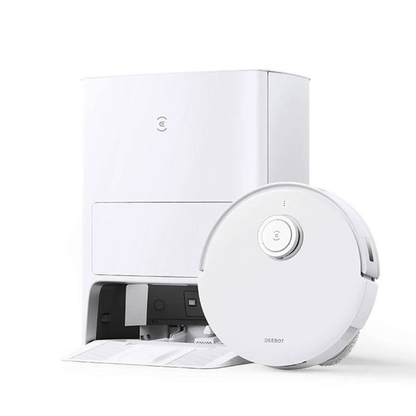 Robot hút bụi lau nhà Ecovacs Deebot T20e Omni màu trắng model 2024