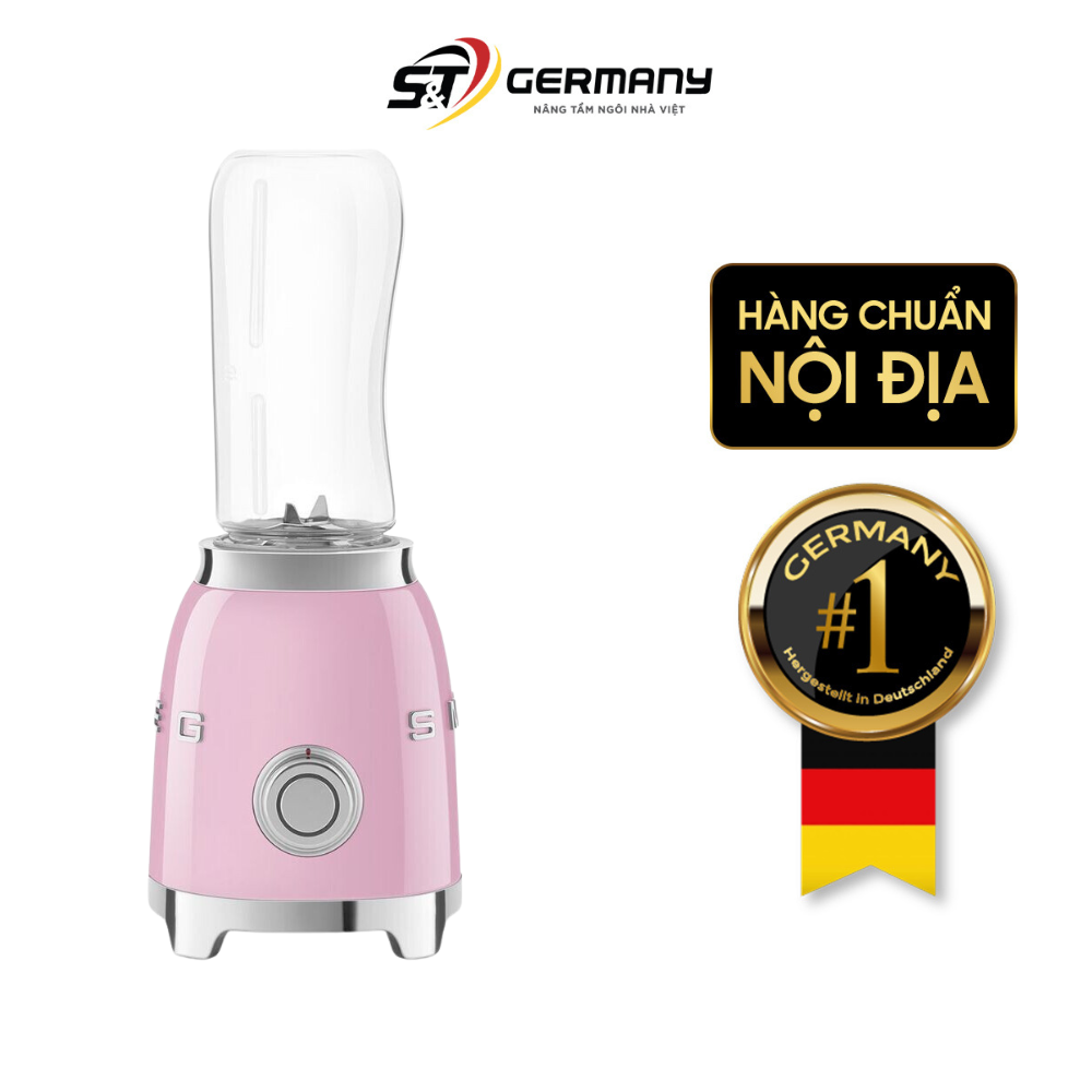 Máy xay sinh tố mini SMEG PBF01PKEU màu hồng