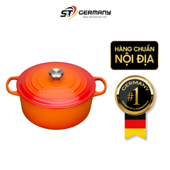 Nồi gang Le Creuset 24cm màu cam orange