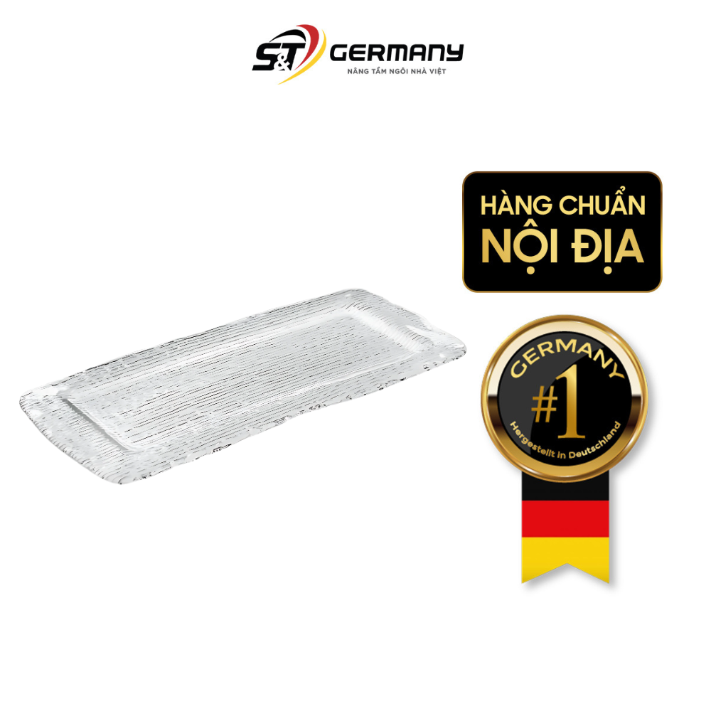Đĩa chữ nhật All in one trắng 45x22cm IVV