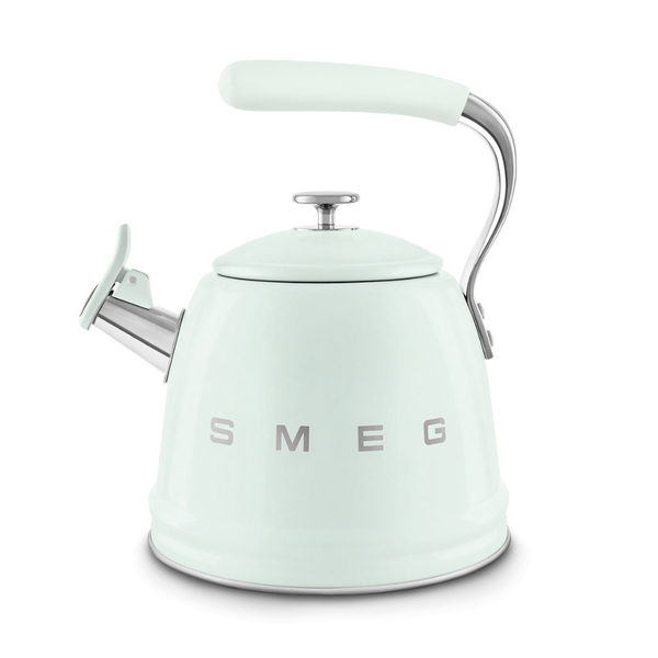 Ấm đun từ thổi sáo SMEG CKLW2001PG màu xanh bạc hà