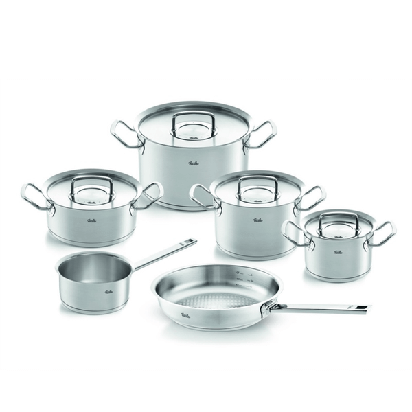Bộ nồi Fissler Profi set 6 món kèm quánh và chảo inox size 28cm vung inox made in Germany