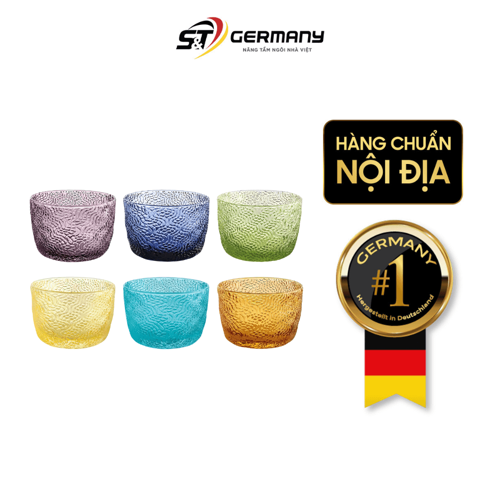 Bộ 6 tô Tricot 6 màu 9.5cm IVV