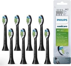Set 8 đầu bàn chải thay thế Philips Sonicare W2 Optimal HX6068/13 màu đen