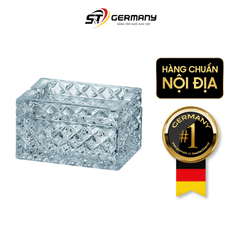 Gạt tàn kèm hộp đựng Cigar pha lê Bohemia Crystal 2 ngăn 12cm