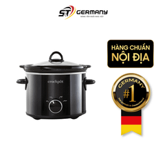 Nồi nấu chậm Crock Pot 1,8L màu đen