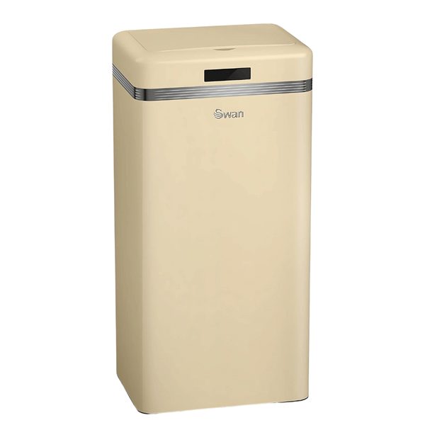 Thùng rác cảm ứng 45L SWAN màu kem