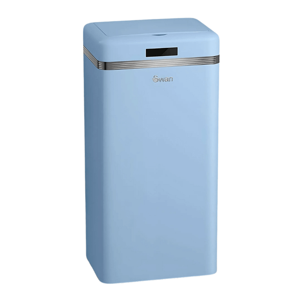 Thùng rác cảm ứng 45L SWAN màu xanh Blue