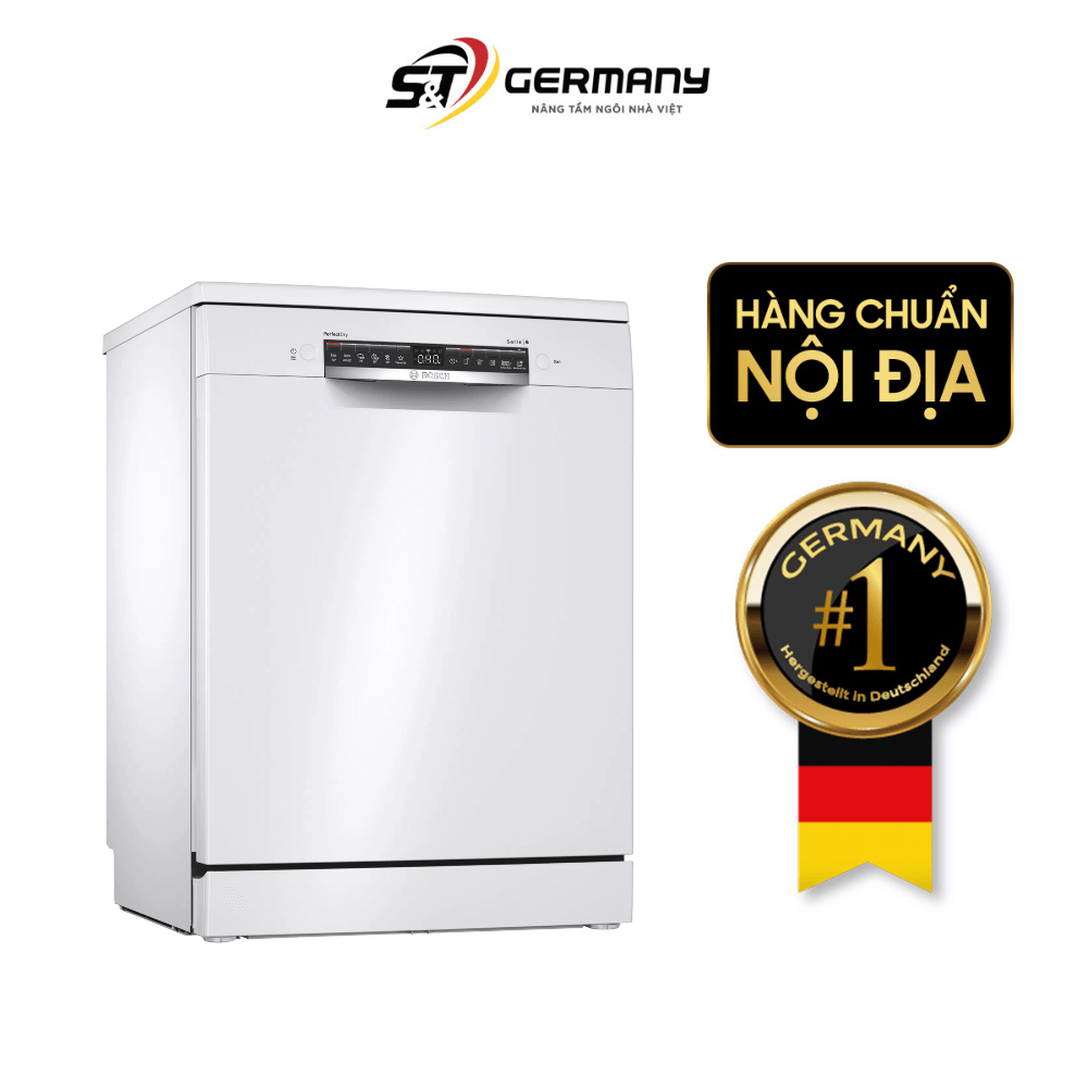 Máy rửa bát độc lập BOSCH SMS6ZCW00E serie 6 sấy Zeolith