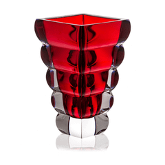 Bình hoa pha lê Rogaska Adria 25cm màu đỏ