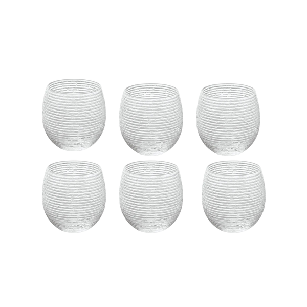 Set 6 cốc Clear (Multicolors) IVV 5645.1