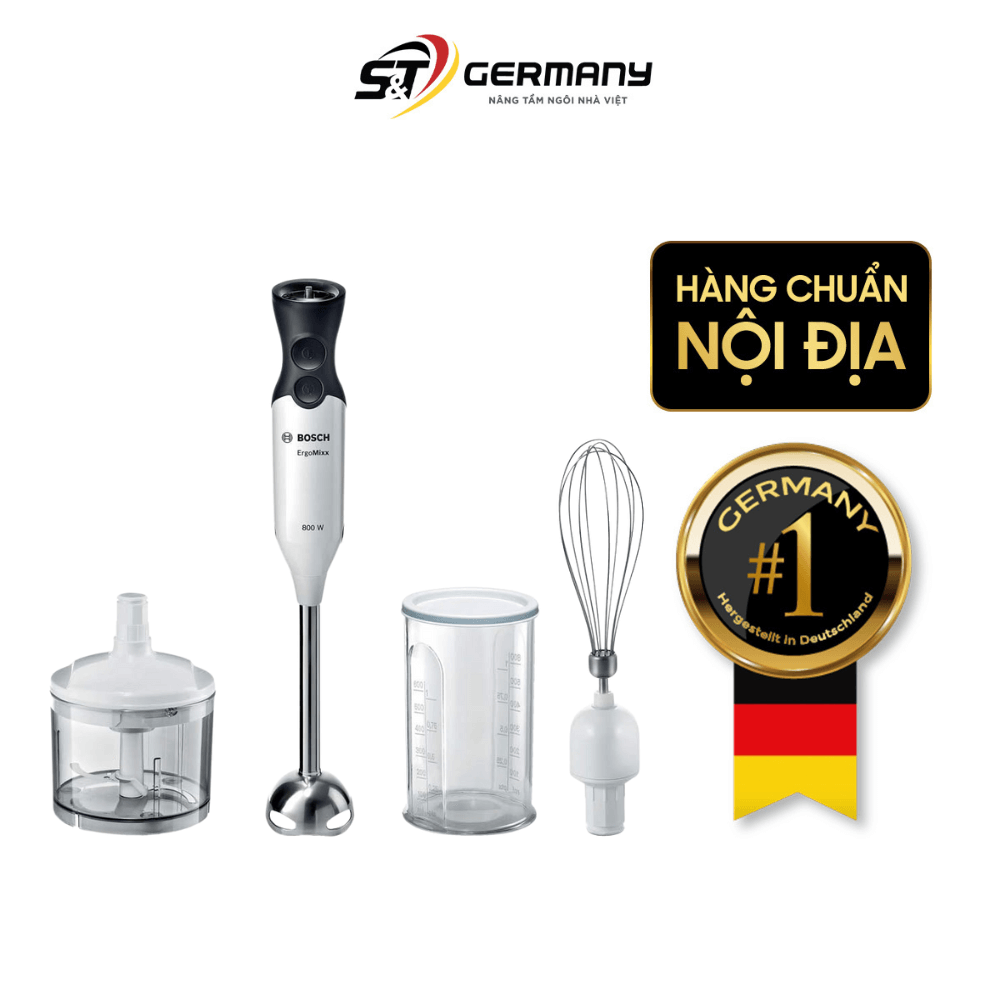 Máy xay cầm tay BOSCH MS6CA4150G màu trắng
