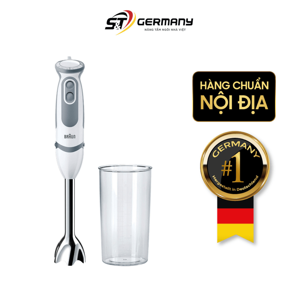 Bộ máy xay cầm tay BRAUN MQ 5200 1000W màu trắng