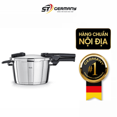 Áp suất Fissler 4,5L Vitaquick Black made in Germany kèm xửng hấp