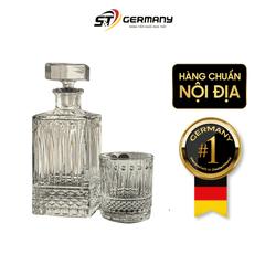 Bộ bình rượu pha lê Bohemia Windsor gồm 1 bình đựng rượu 850ml và 6 cốc 320ml