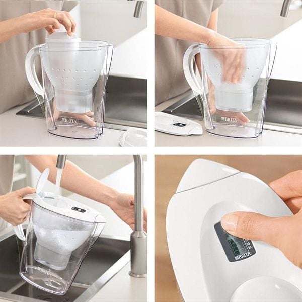 Bình lọc nước BRITA Marella 3,5L kèm 2 lõi lọc