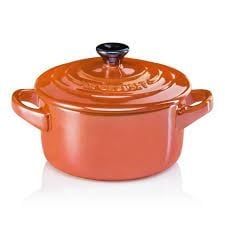 Nồi gốm đá Le Creuset Mini Cocotte 10cm màu cam