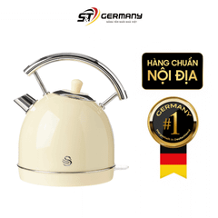 Ấm siêu tốc SWAN Retro 3000W 1,8L màu kem