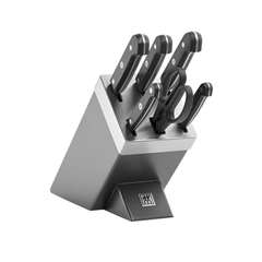 Bộ dao tự mài Zwilling Gourmet 7 món màu xám made in Germany