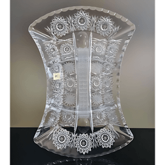 Đĩa eo pha lê mài BOHEMIA 30cm
