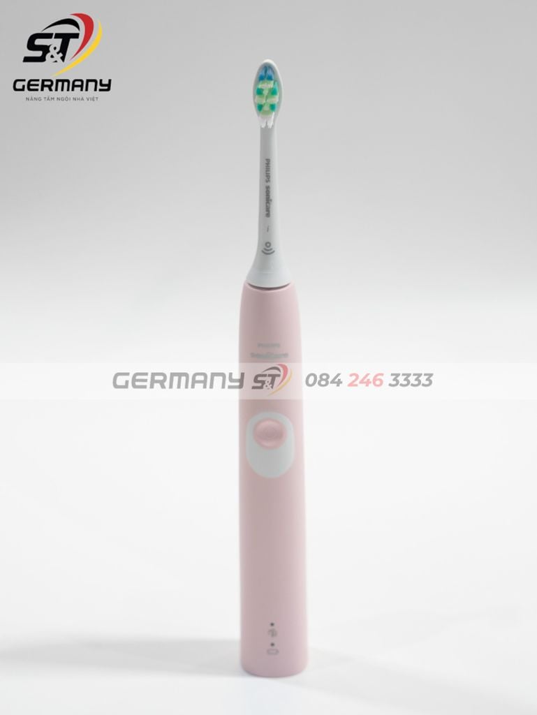 Set 2 bàn chải điện Philips Sonicare HX6232/41 màu đen và màu hồng