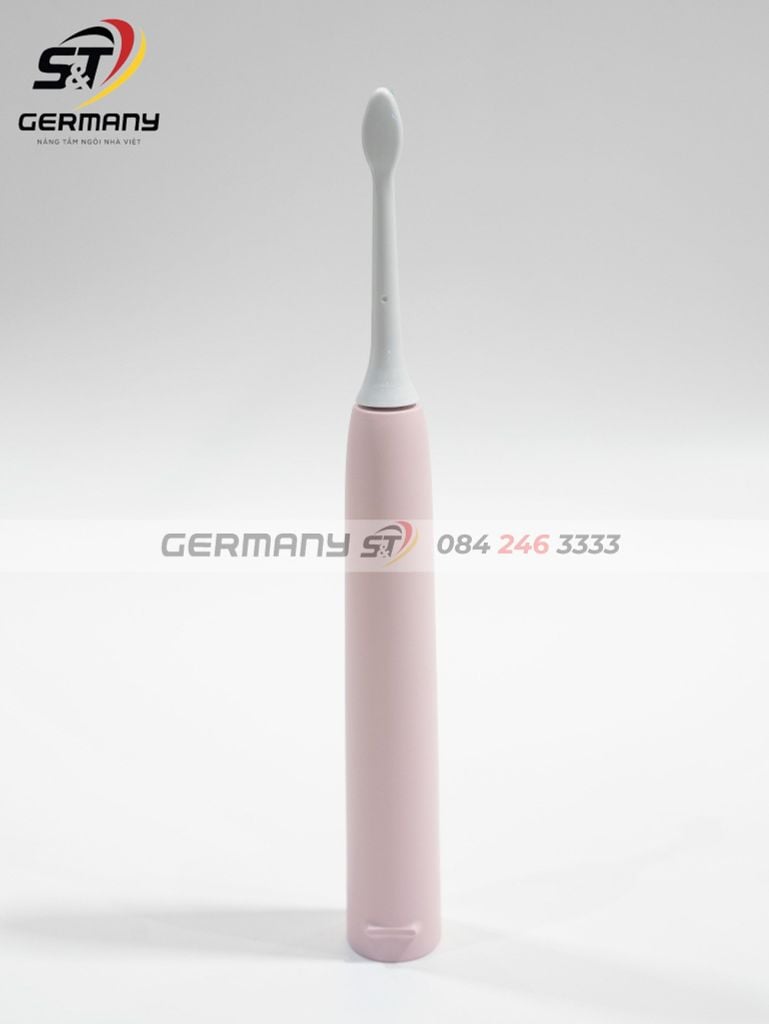 Set 2 bàn chải điện Philips Sonicare HX6232/41 màu đen và màu hồng